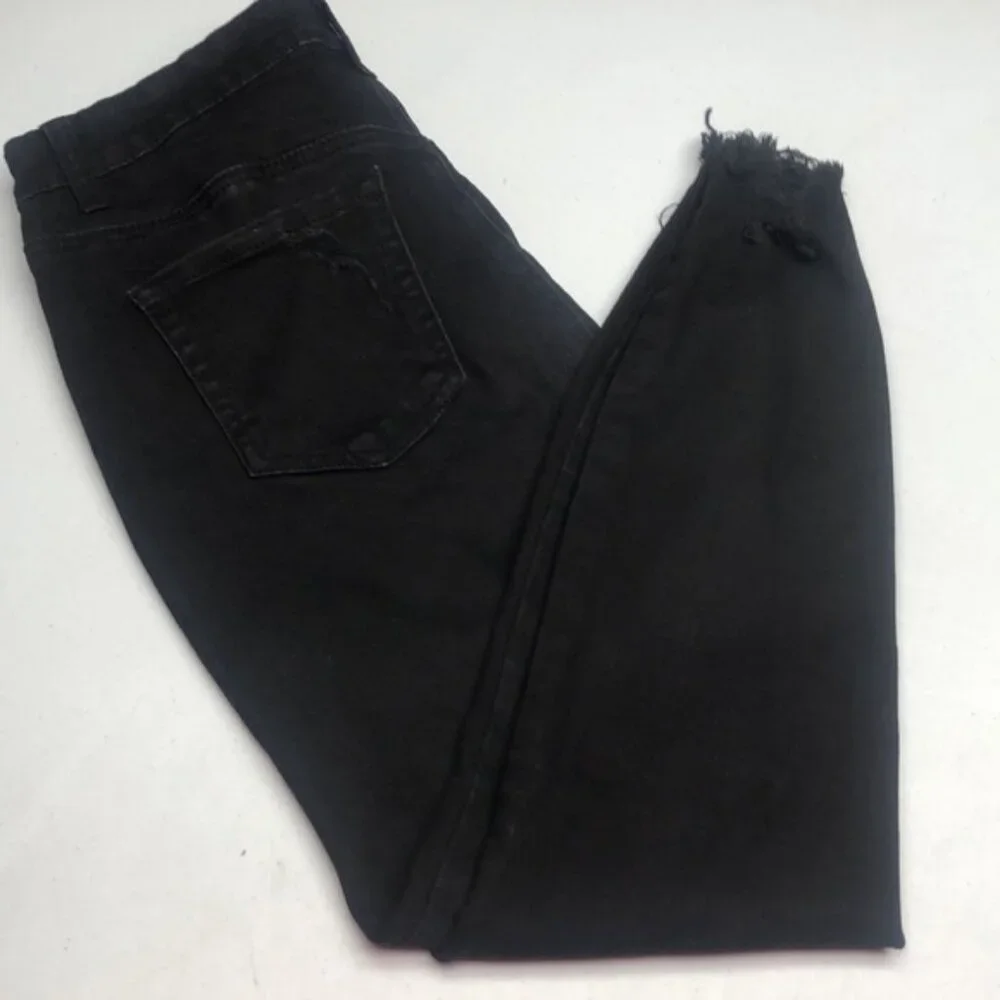 LIKE NEW WAX JEAN FACTORY DISTRESS HIGH-RISE SKINNY LEG 16/33x26 ⭐️
